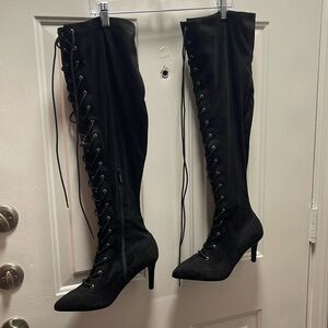 TORRID OVER THE KNEE HEELS